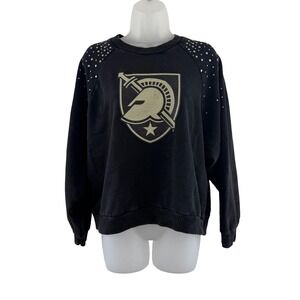 Army Black Knights Sweater Womens XL NCAA Football Studded Gameday Couture